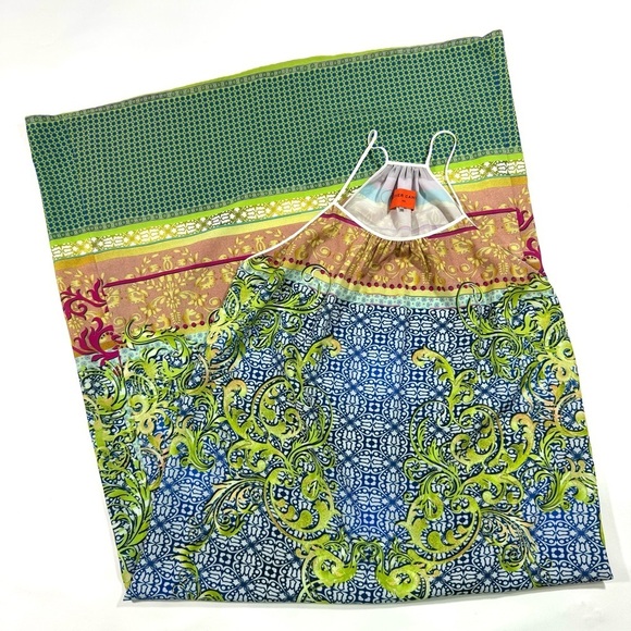 Clover Canyon Filigree Scarf Print Maxi Dress Halter - Picture 2 of 8